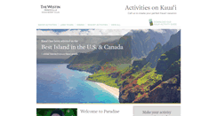 Desktop Screenshot of kauaiactivityplanner.com